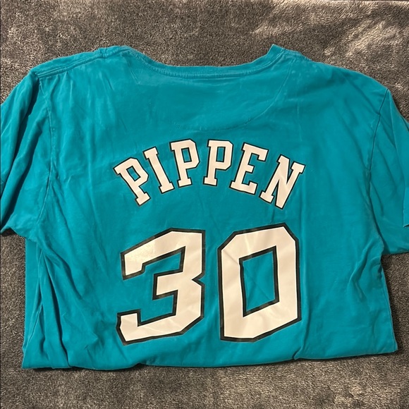 Mitchell & Ness Teal Cotton Tee - Picture 4 of 4
